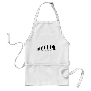 Evolution Of Santa Claus Standard Apron