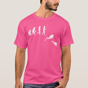 Evolution Of Scuba Diver Funny Dive Human Diving O T-Shirt
