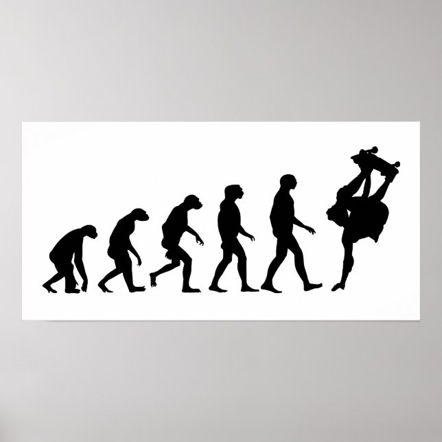 Evolution of Skateboarding Poster (Front)
