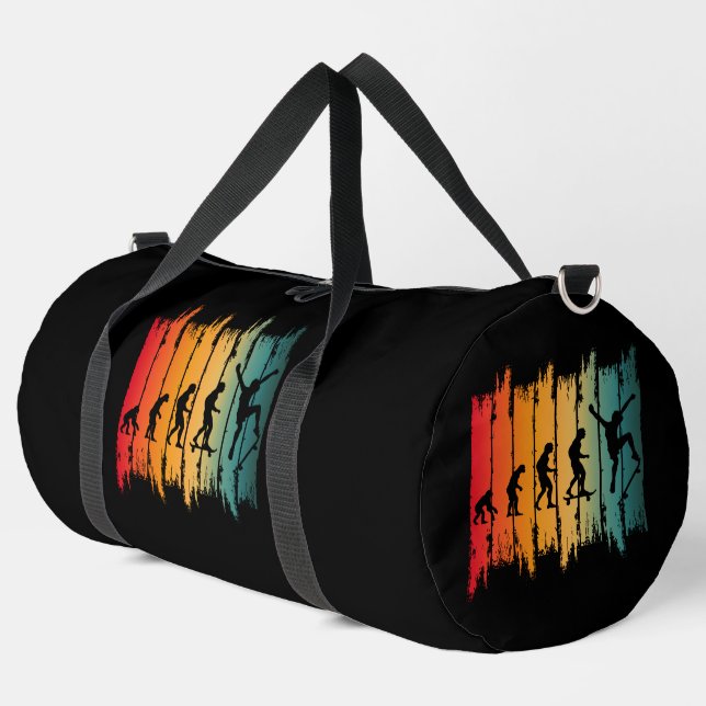 Evolution Of Skateboarding Skater Duffle Bag (Left Corner)