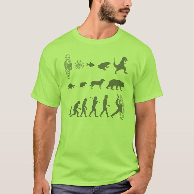 Evolution of Species Continuous Tee Shirt (Front)