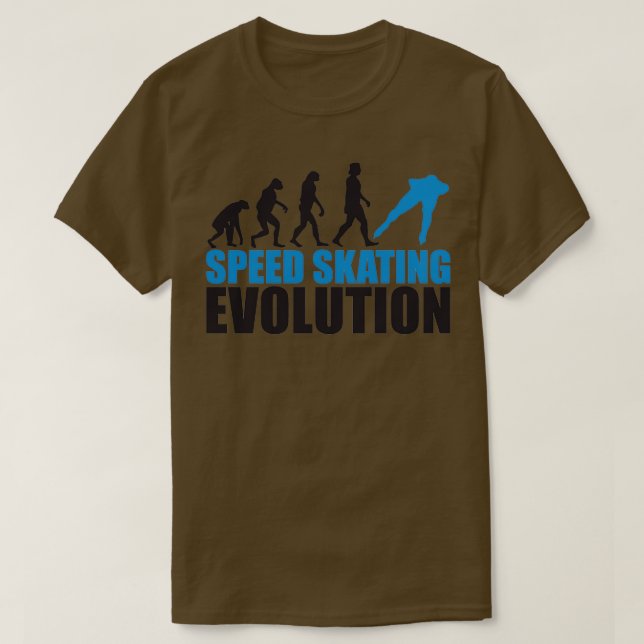 evolution of speed skating 1 T-Shirt (Design Front)