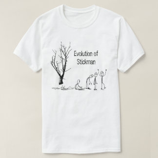 Evolution of Stickman Basic T-Shirt