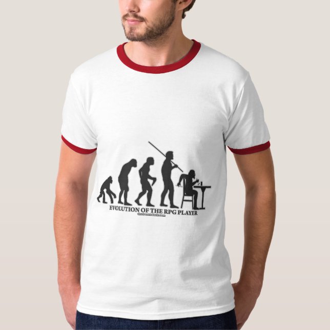 Evolution of the RPG Player T-Shirt (Front)