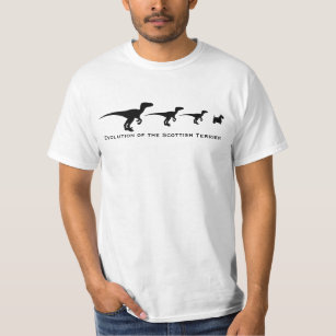 Evolution of the Scottish Terrier T-Shirt