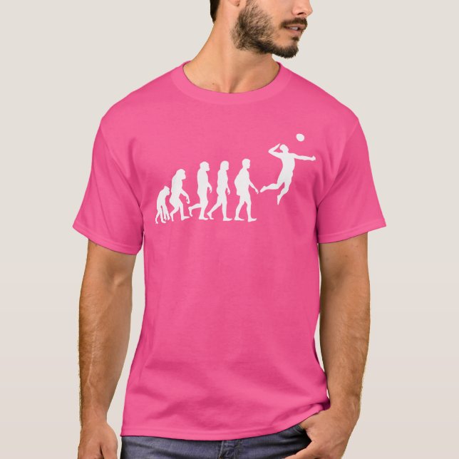 Evolution Of Volleyball T-Shirt (Front)