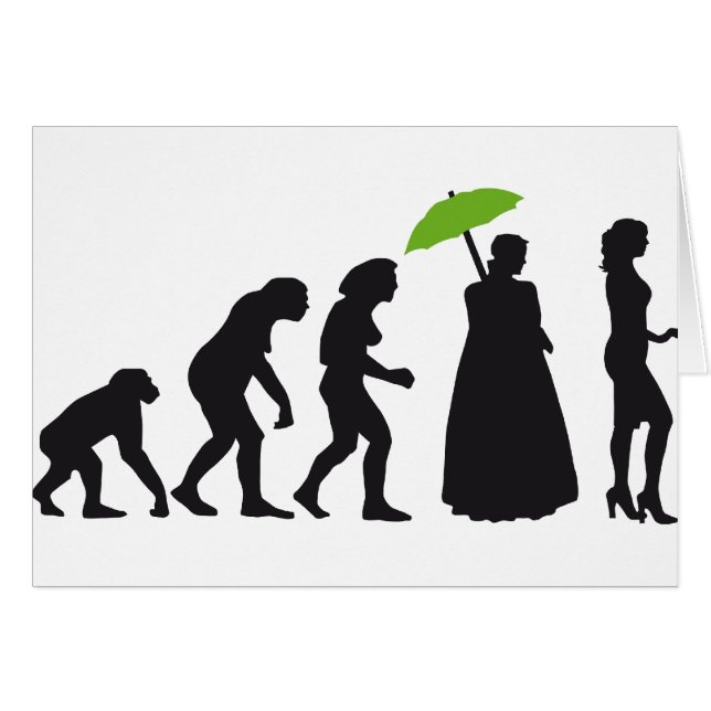 evolution of woman (Front Horizontal)