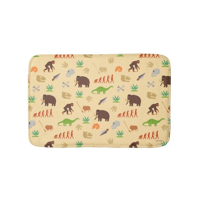 Evolution Pattern Bath Mat (Front)
