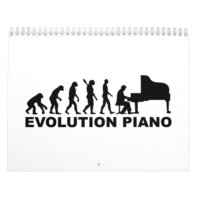 Evolution Piano Calendar (Cover)