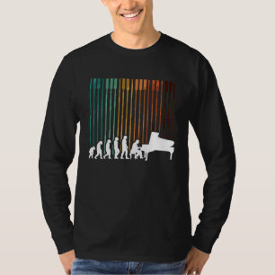 Evolution Piano Musician Keyboard Orchestra T-Shirt