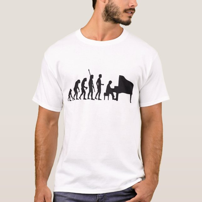 evolution piano T-Shirt (Front)