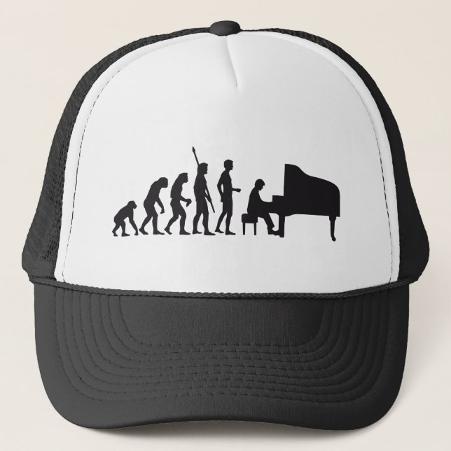 evolution piano trucker hat (Front)
