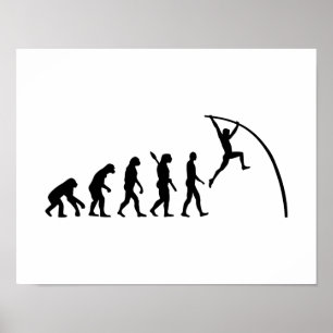 Evolution Pole vault Poster