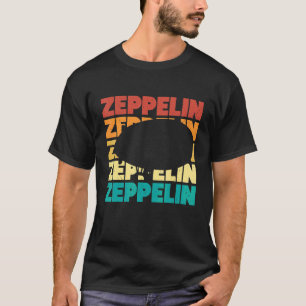 Evolution Retro Zeppelin  Dirigible Blimp Airship  T-Shirt