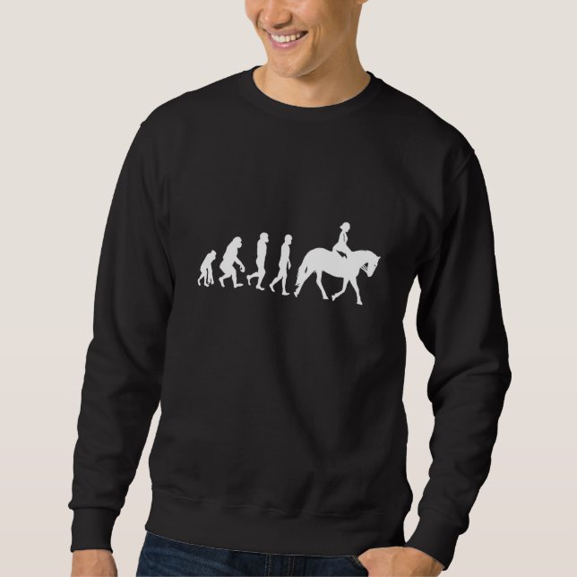 Evolution Rider Horse Equestrian Sport Sweatshirt (Front)