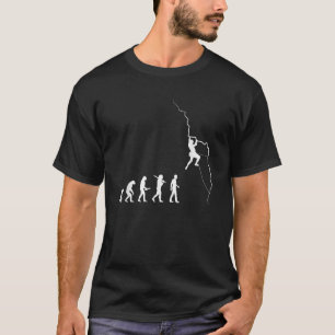 Evolution Rock Climbing Climber Extreme Sports Mou T-Shirt