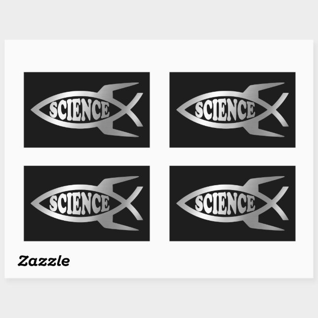 Evolution - Rocket Science Rectangular Sticker (Sheet)