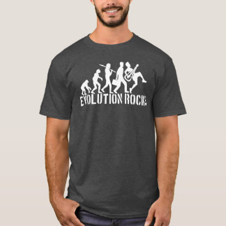 Evolution Rocks Guitar Guitarist Music Fun Bassist T-Shirt