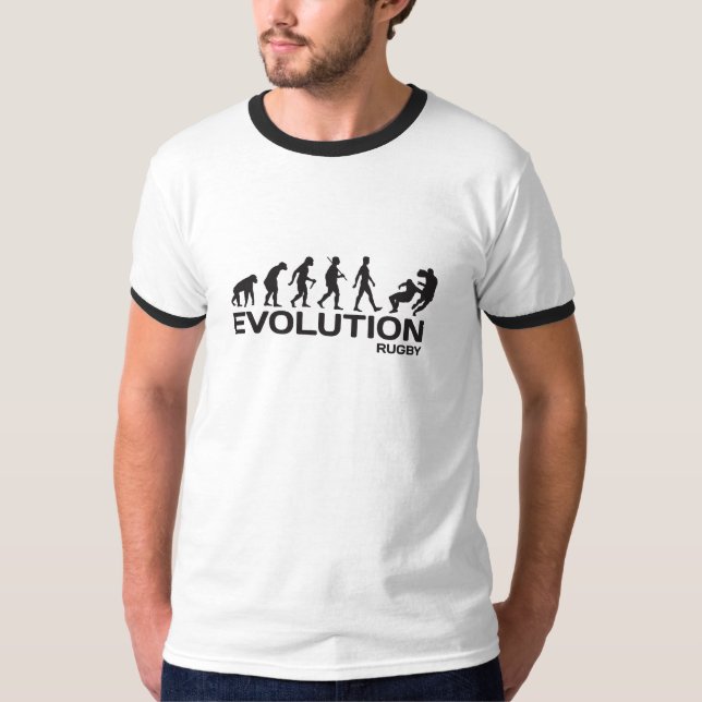 EVOLUTION RUGBY player sport union mens t-shirt (Front)