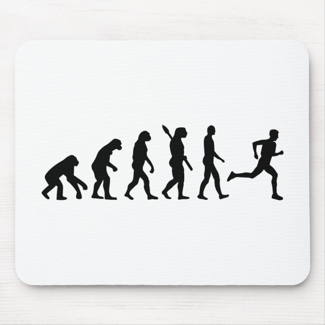 Evolution running marathon mouse pad (Front)
