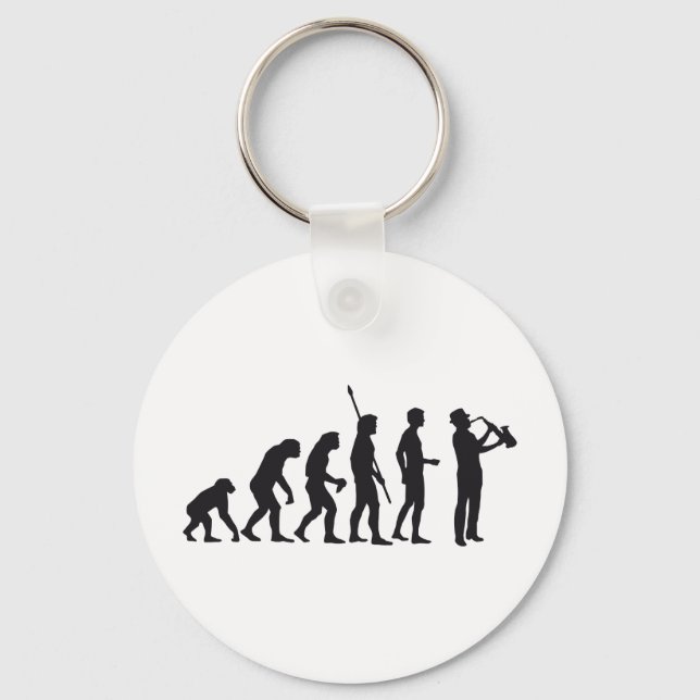 Evolution saxophon key ring (Front)
