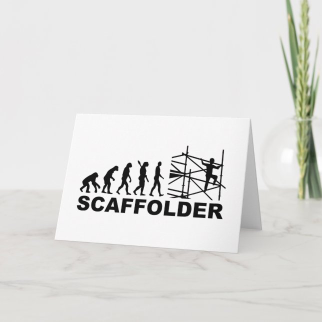 Evolution scaffolder card (Front)