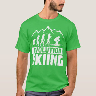 Evolution skiing  T-Shirt