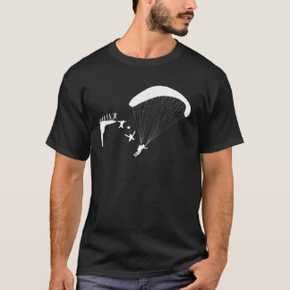 Evolution Skydive Paragraph Ladder Gift Parachute T-Shirt