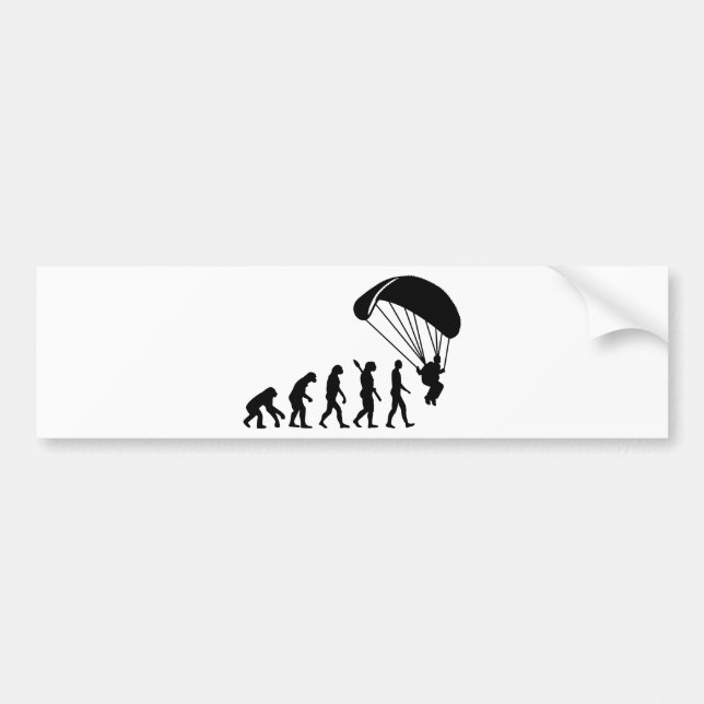 Evolution Skydiving Bumper Sticker (Front)