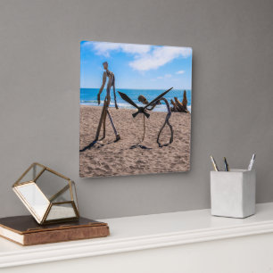 Evolution Square Wall Clock