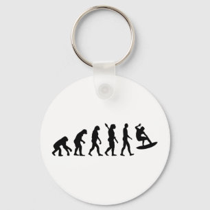 Evolution surfing key ring
