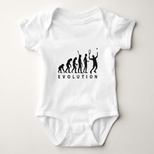 evolution tennis baby bodysuit
