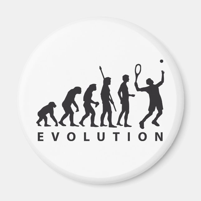 evolution tennis magnet (Front)