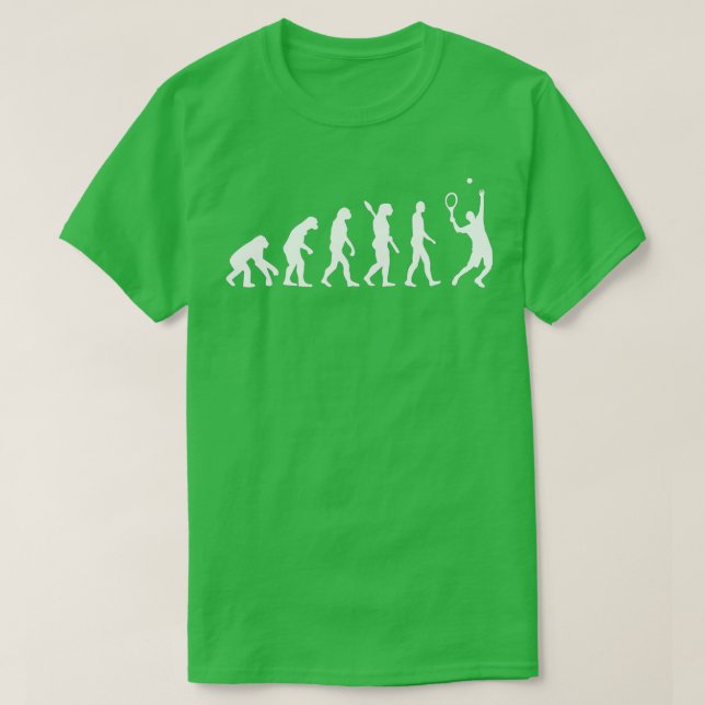 Evolution Tennis player  T-Shirt (Design Front)