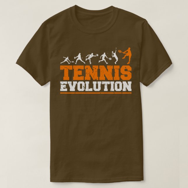 Evolution Tennis Player T-Shirt (Design Front)