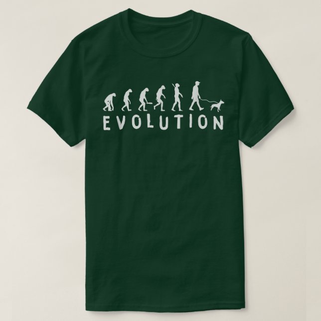 Evolution Terrier Dog Bull Terrier  T-Shirt (Design Front)