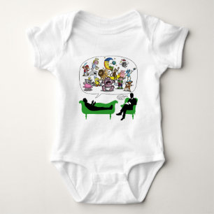Evolution Therapist Psychologist Baby Bodysuit
