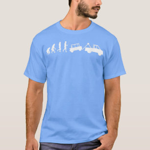 Evolution Tow Truck Driver Car Trucker Automotive T-Shirt