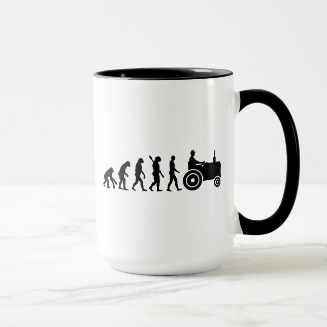 Evolution tractor farmer mug (Right)