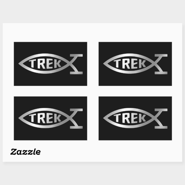 Evolution - Trek Rectangular Sticker (Sheet)