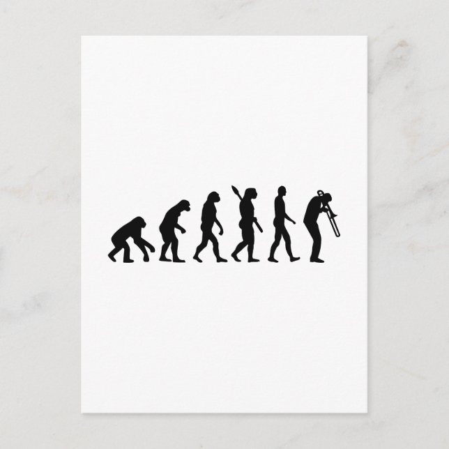 Evolution Trombone Postcard (Front)