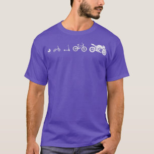 Evolution Two-Wheel Scooter Motorcycle Biker T-Shirt