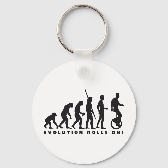 evolution unicycle key ring (Front)