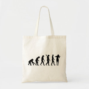 Evolution Violinist Tote Bag