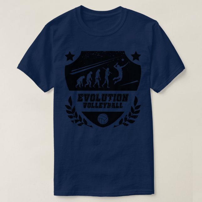 Evolution Volleyball 6  T-Shirt (Design Front)