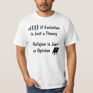 Evolution vs Religion T-shirt