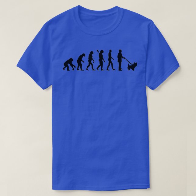 Evolution Westie  T-Shirt (Design Front)