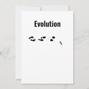 Evolution Women with Cats Dogs First Female Glass Invitation