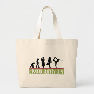 Evolution Yoga Gift Large Tote Bag