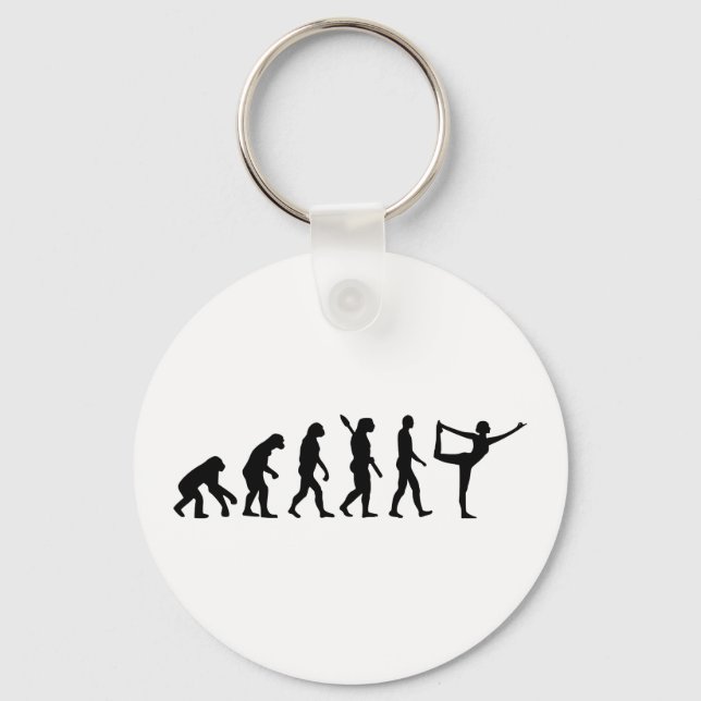 Evolution Yoga Key Ring (Front)
